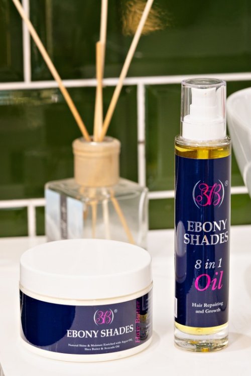 Ebony Shades Hair Restoring &amp; Growth Oil 100ml + Hair Butter 250ml